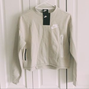 NWT Cream Nike Long-Sleeve Shirt !!